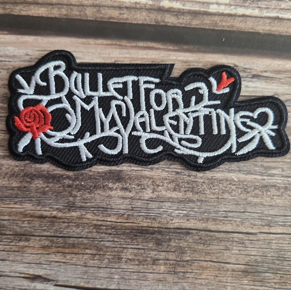 Bullet For My Valentine Emo Pop Punk 90s Embroidered Iron on patch